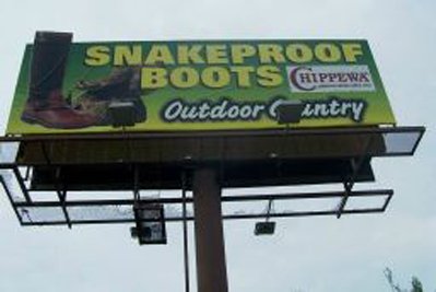 Chippewa Snakeboot Billboard