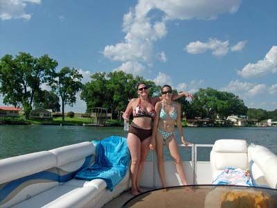 Tammy and Robyn at the Lake